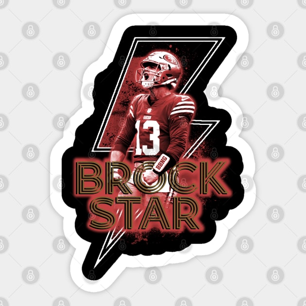 BROCK STAR Sticker by PIXEL PUSHER